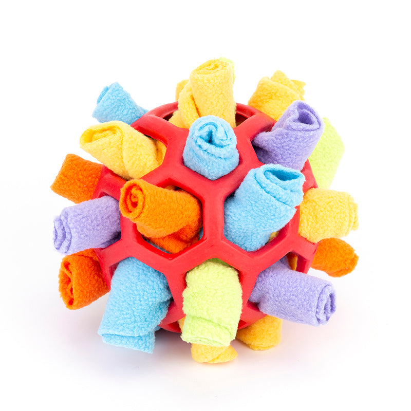 Pet Dog Sniff & Snack Puzzle Ball Toy