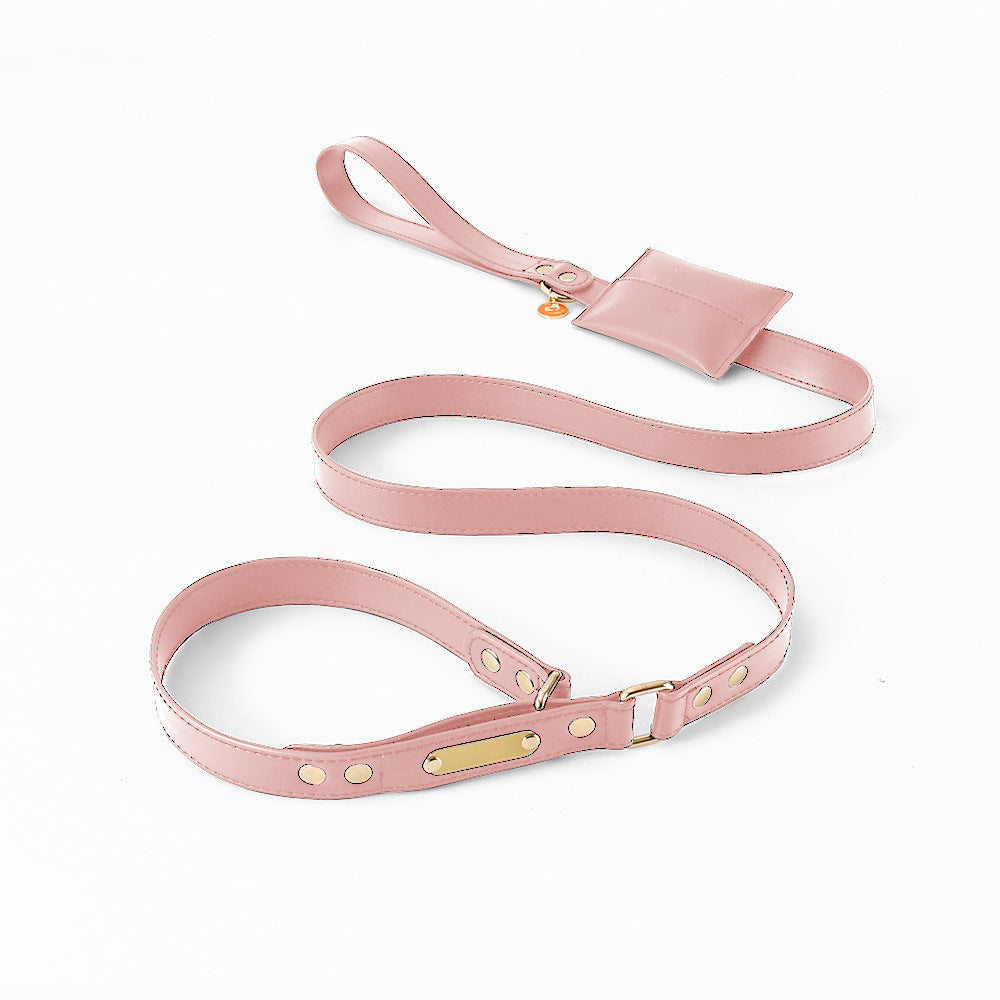 Pet Leather Explosion-proof Leash