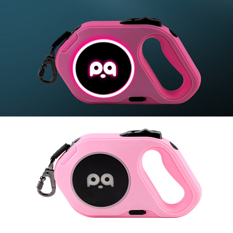 Automatic Retractable Leash Outdoor LED