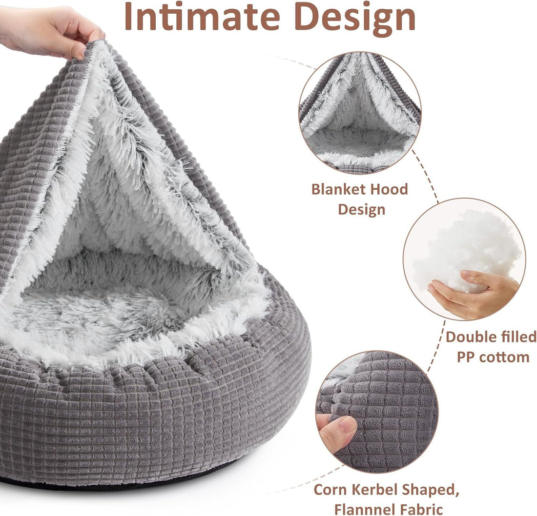 Small Dog Bed With Blanket