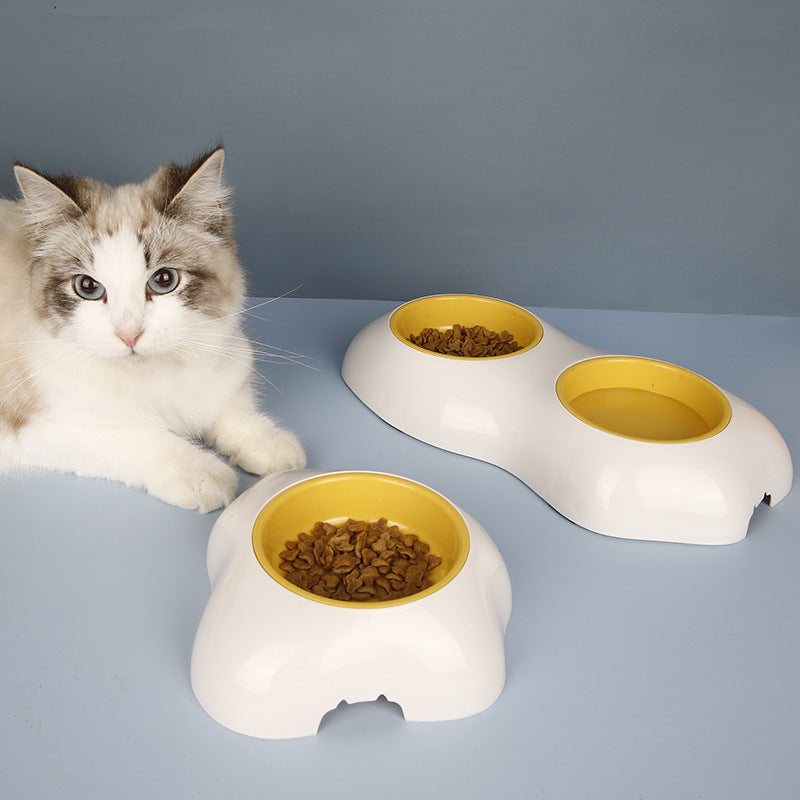 Egg-shaped Pet Bowl Drinking Feeder