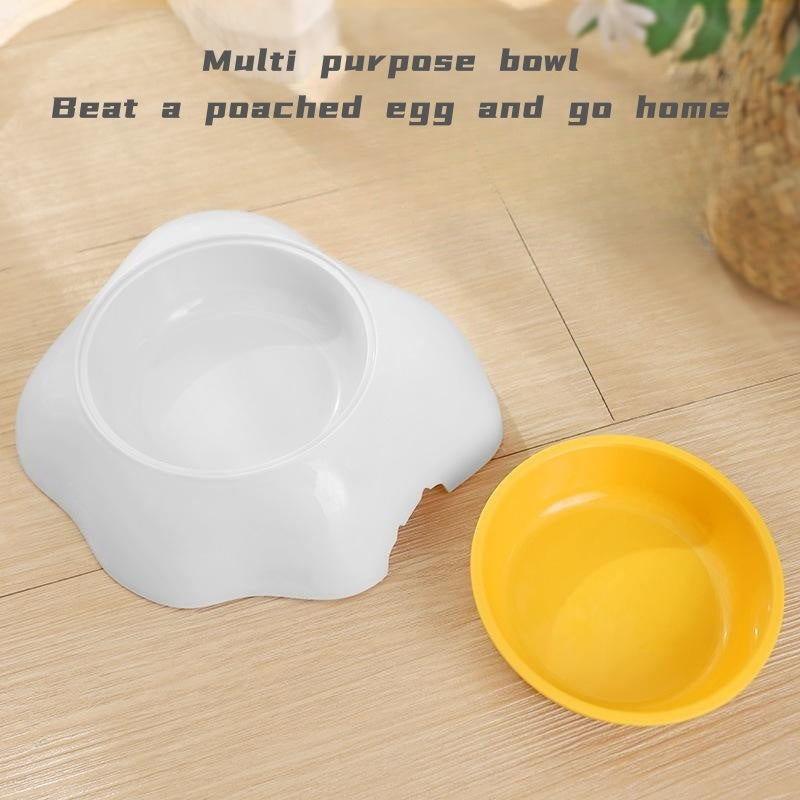 Egg-shaped Pet Bowl Drinking Feeder