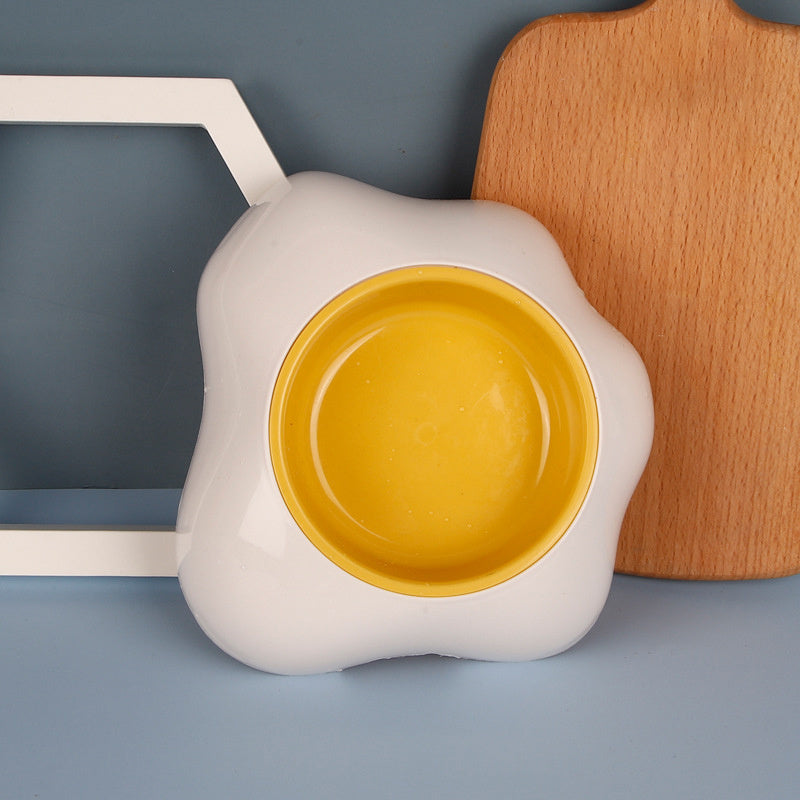 Egg-shaped Pet Bowl Drinking Feeder