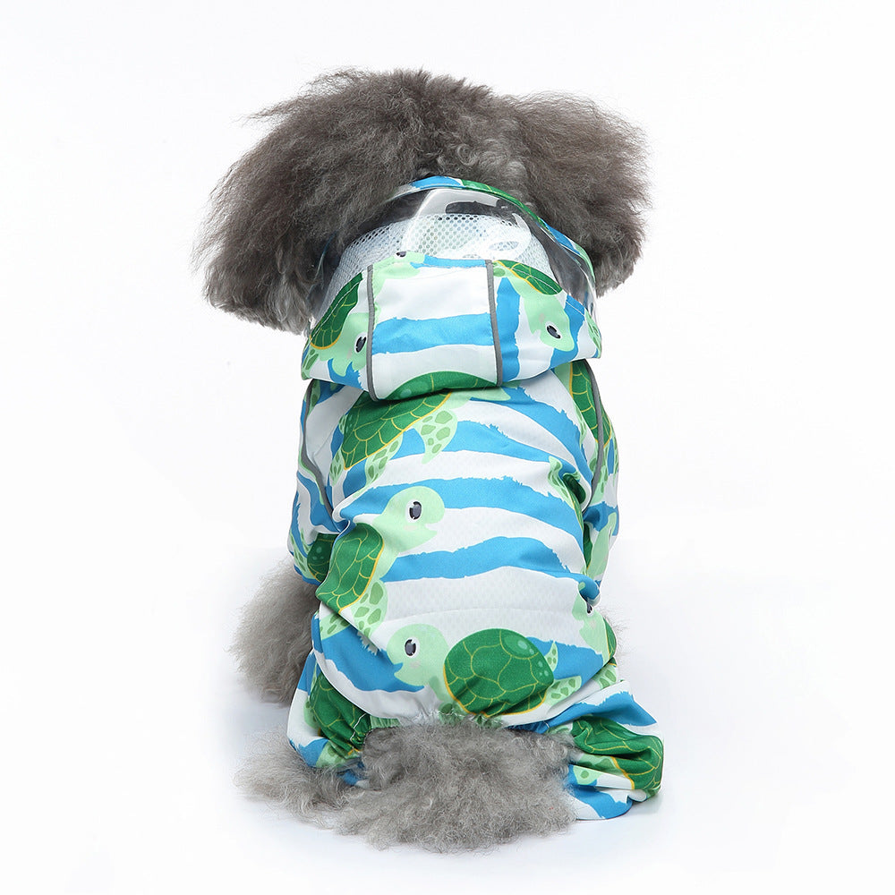 Pet Raincoat Four-legged