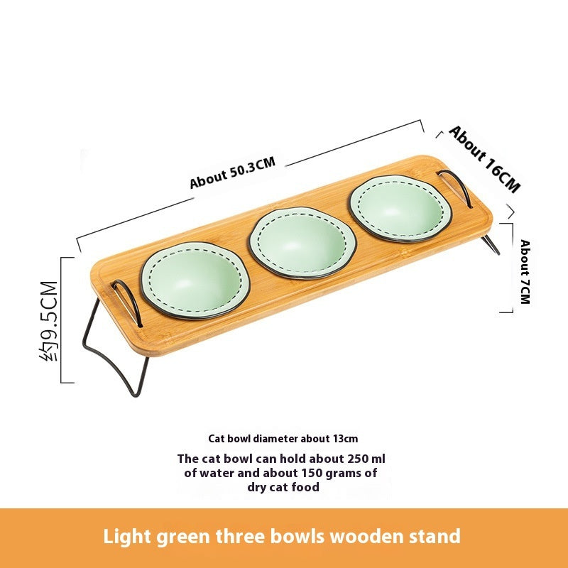 Pet Wooden Rack Ceramic