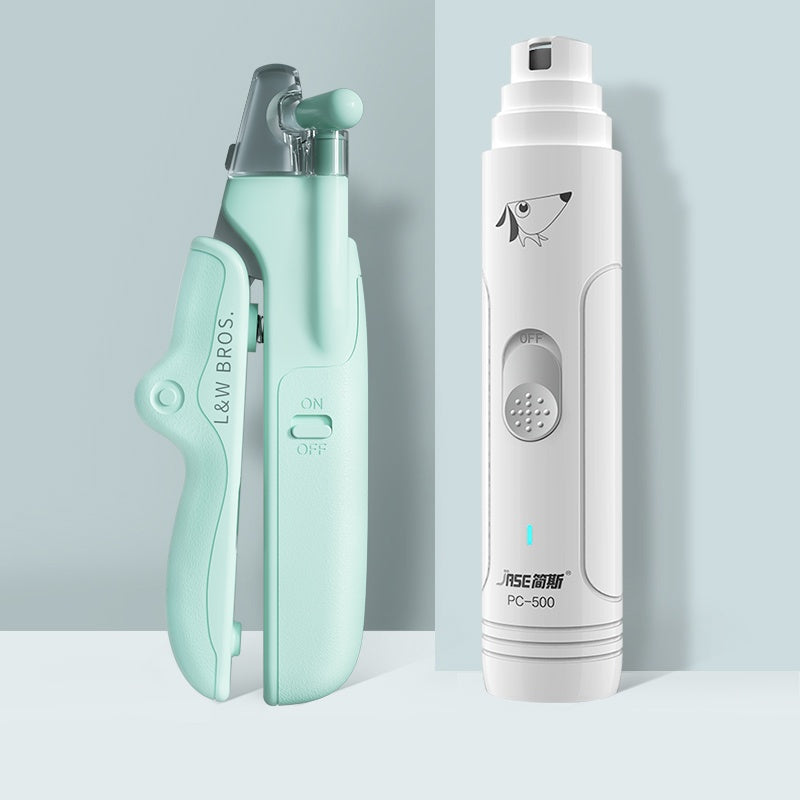 Pet Nail Clippers With LED Light