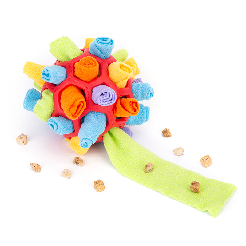 Pet Dog Sniff & Snack Puzzle Ball Toy
