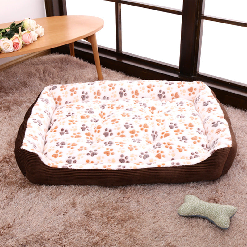 Pet Soft Plush Warm Sofa Kennel